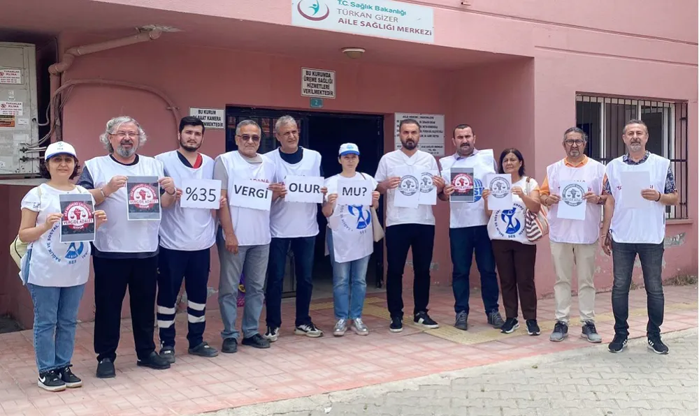 SAĞLIKÇILAR: VERGİDE ADALET İSTİYORUZ