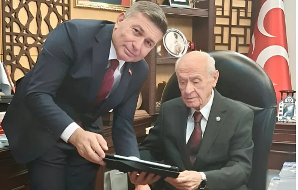 ŞİMŞEK’TEN BAHÇELİ’YE ZİYARET