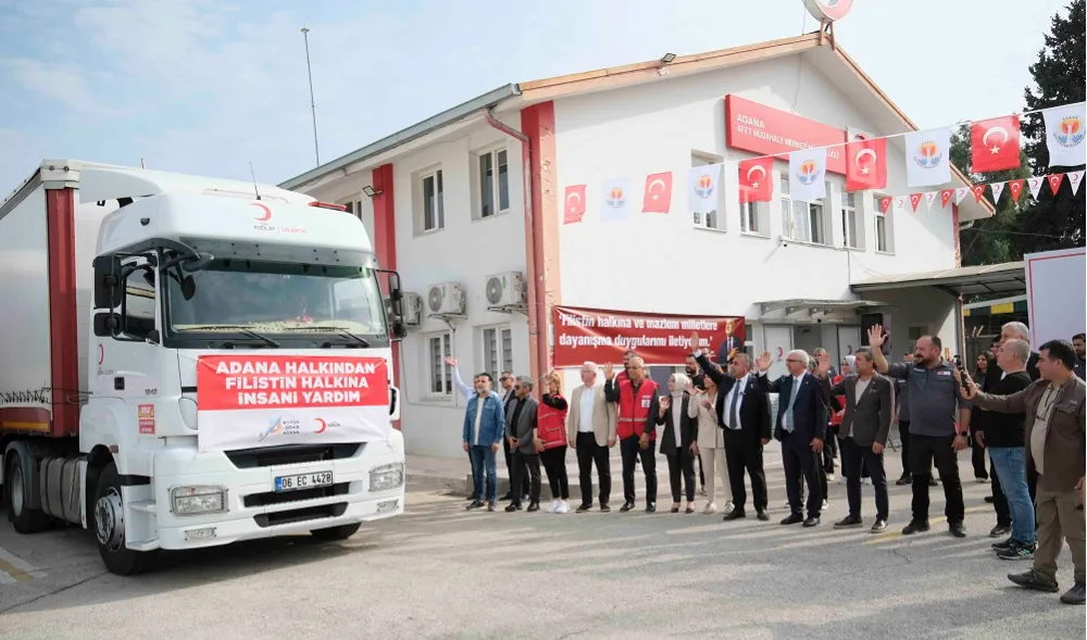 ADANA’DAN GAZZE’YE İNSANİ YARDIM 