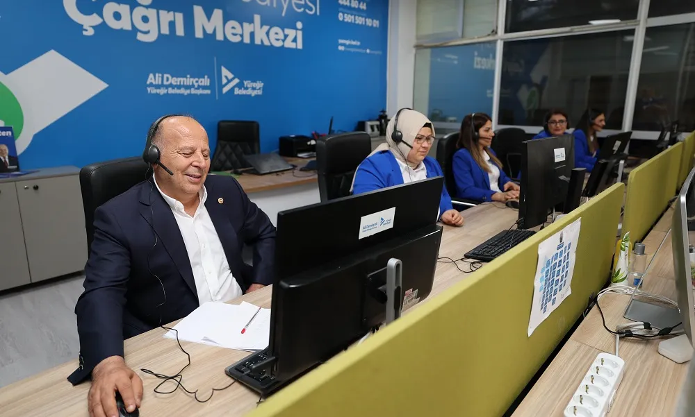 DEMİRÇALI, BELEDİYE  ÇAĞRI MERKEZİ’NDE 
