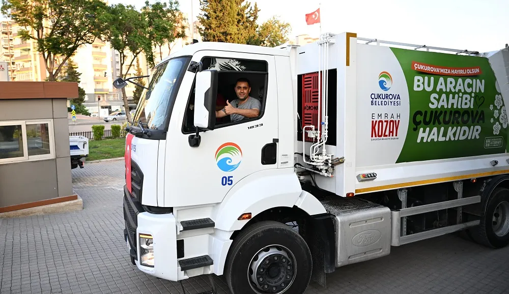 ÇUKUROVA BELEDİYESİ 23 ÇÖP ARACI SATIN ALDI