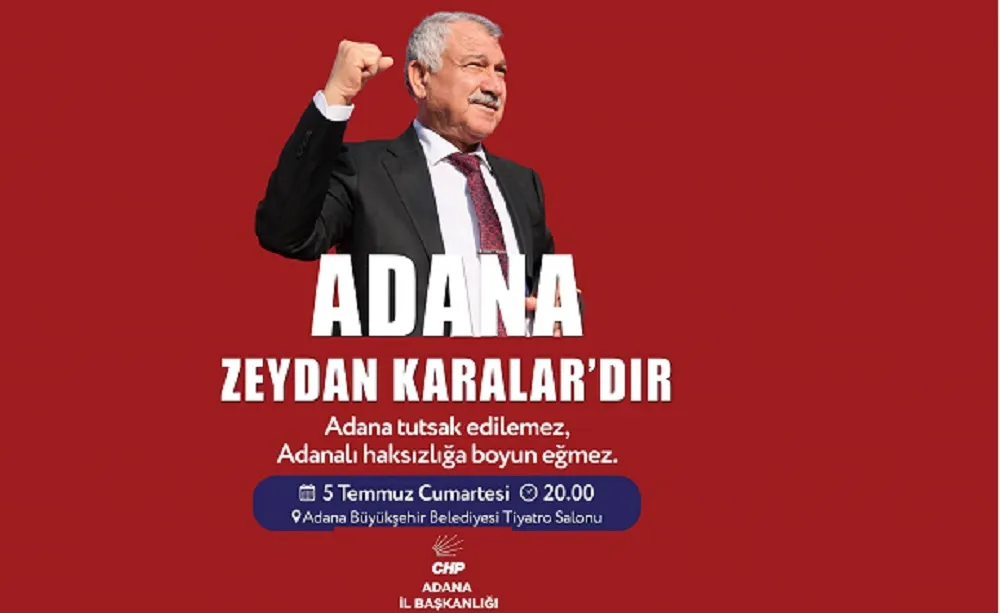 CHP’DEN ADANA’DA GÖZALTI EYLEMİ