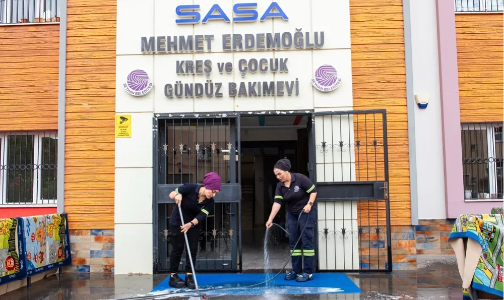 SEYHAN BELEDİYESİ KREŞLERİNDE TEMİZLİK