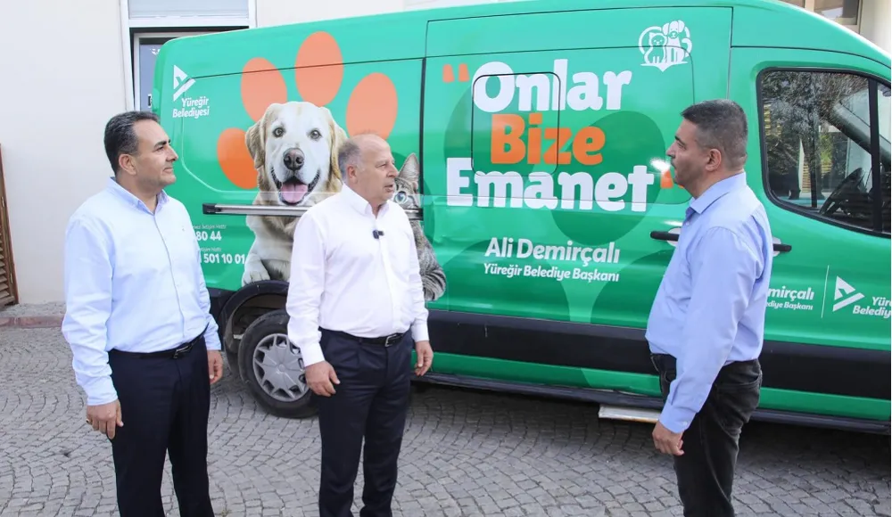 YÜREĞİR’DE CAN DOSTLARA YENİ ARAÇ