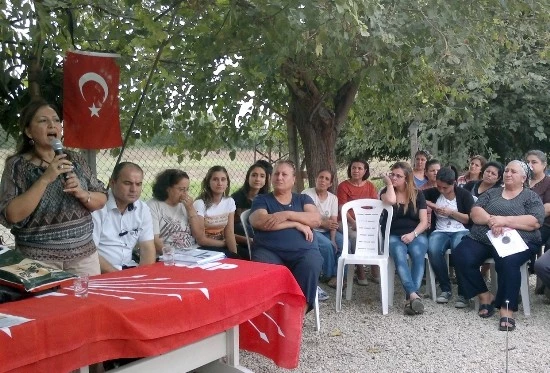 CHP’li kadınlar köy yollarında