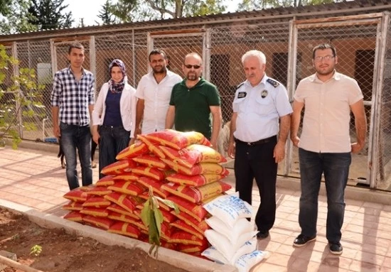 Üniversiteden Hayvan Barınağına Yardım