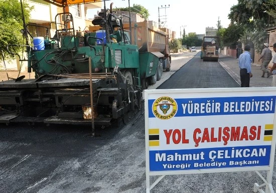 Yüreğir’de yollar asfaltlanıyor!