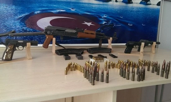 Adana’da Uzun Namlulu silahlar