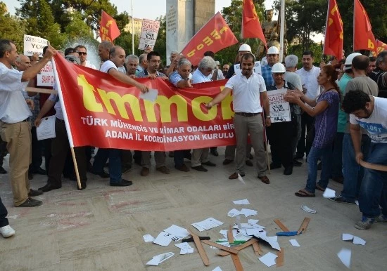 Mühendislerden Atatürk Parkında Eylem