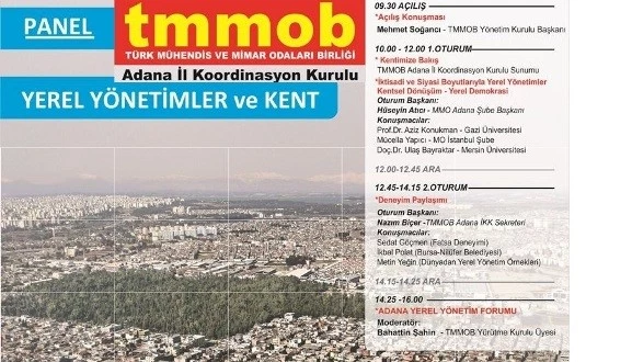 Adana’da Yerel Yönetimler Kent Paneli