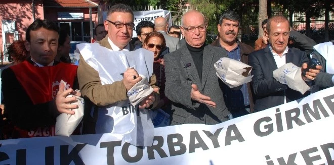 Torba Sağlık Yasası Protestosu