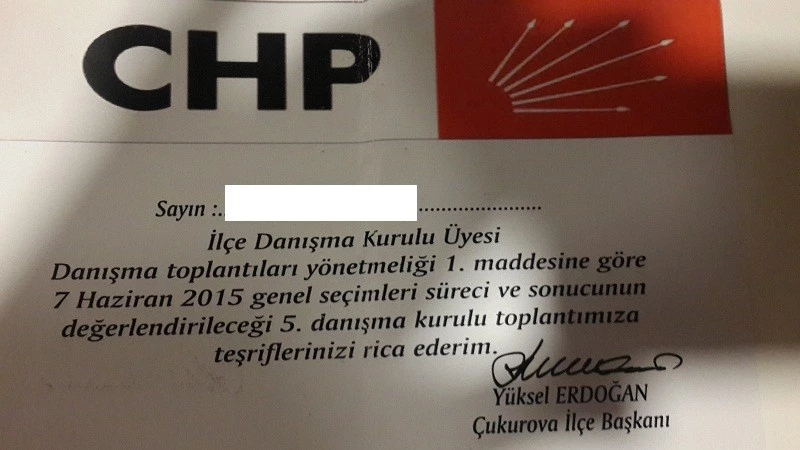 CHP Çukurova Danışma Toplantısı