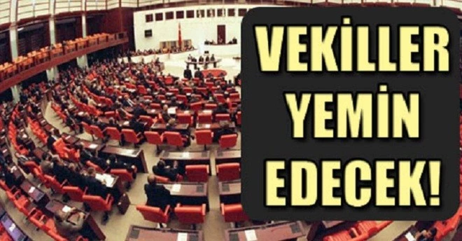 Milletvekilleri Yemin Edip Göreve Başlıyor