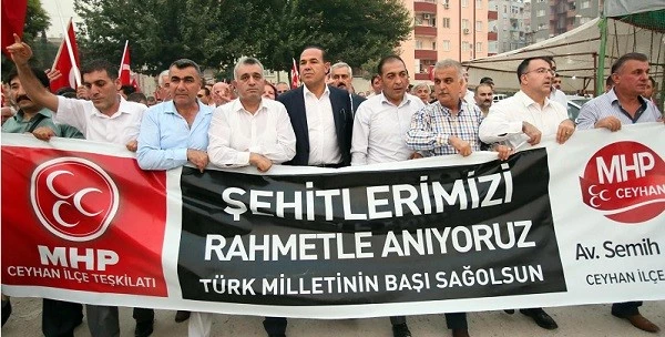 Sözlü, Ceyhan’da terörü kınama yürüyüşünde