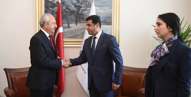 Kılıçdaroğlu, Demirtaş ile Görüştü