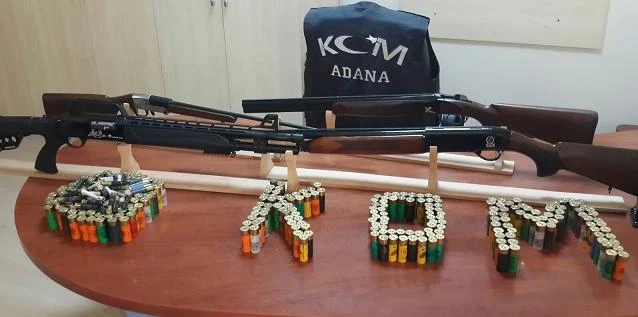 Adana’da 50 Av Tüfeği 9 Tabanca