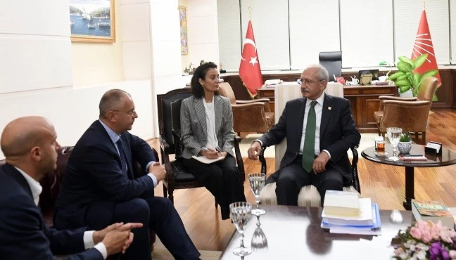Avrupa Sosyalistler Kılıçdaroğlu ile görüştü