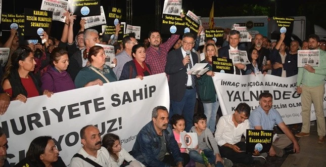 ADANA’DA PROTESTO ETTİLER