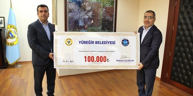 ÇELİKCAN’DAN ADS’A 100 BİN LİRA PRİM