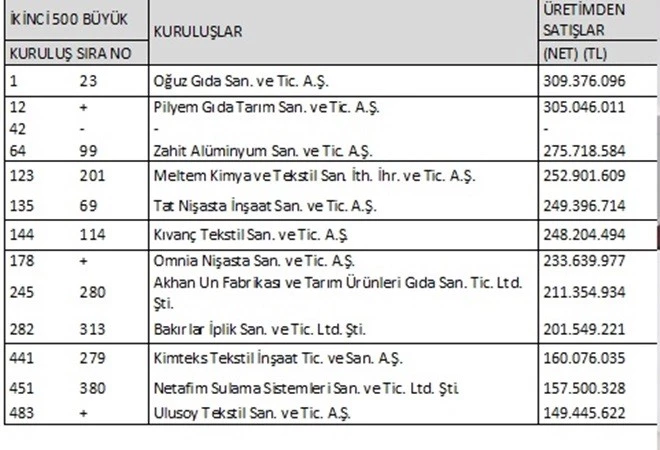 13 ADANA SANAYİ FİRMASI