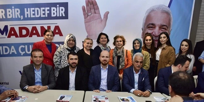 BİLAL ERDOĞAN’DAN MHP ADAYINA ZİYARET