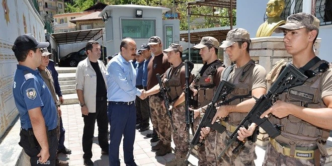 AKTAŞ’TAN İLÇE EMNİYET MÜDÜRLERİNE ZİYARET VE UYARILAR