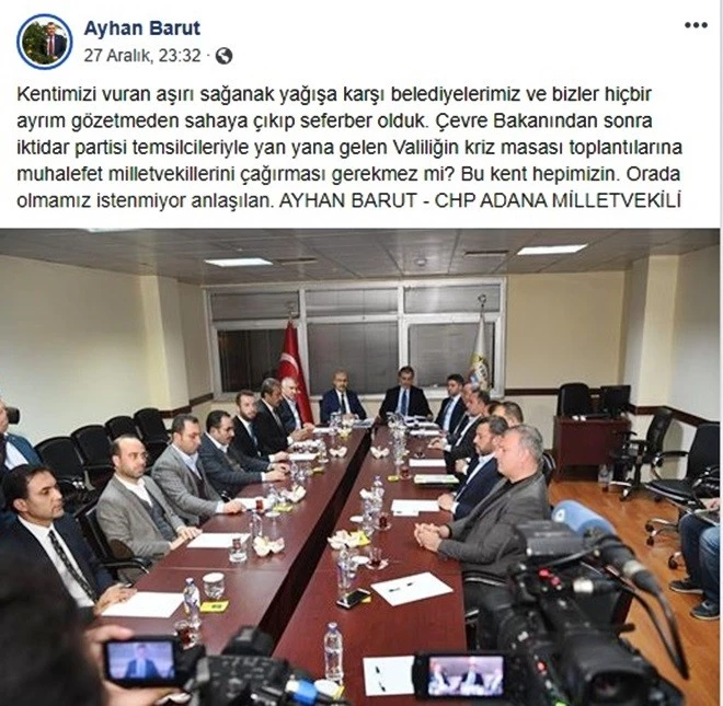 CHP’Lİ BARUT VE BULUT’TAN TEPKİ VAR