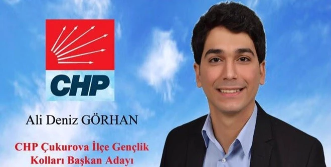 GÖRHAN CHP ÇUKUROVA İLÇE BAŞKANLIĞINA ADAY