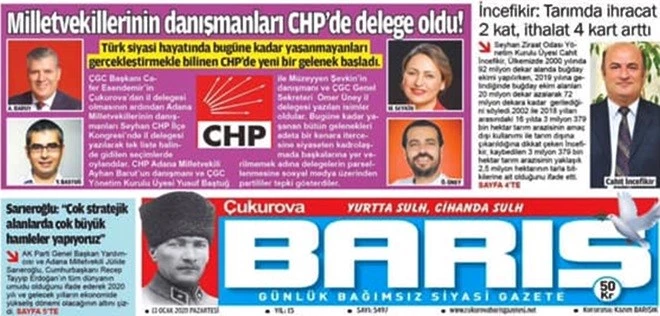 CHP’DE VEKİLLERİN GAZETECİ DANIŞMANLARI İL DELEGESİ OLDU