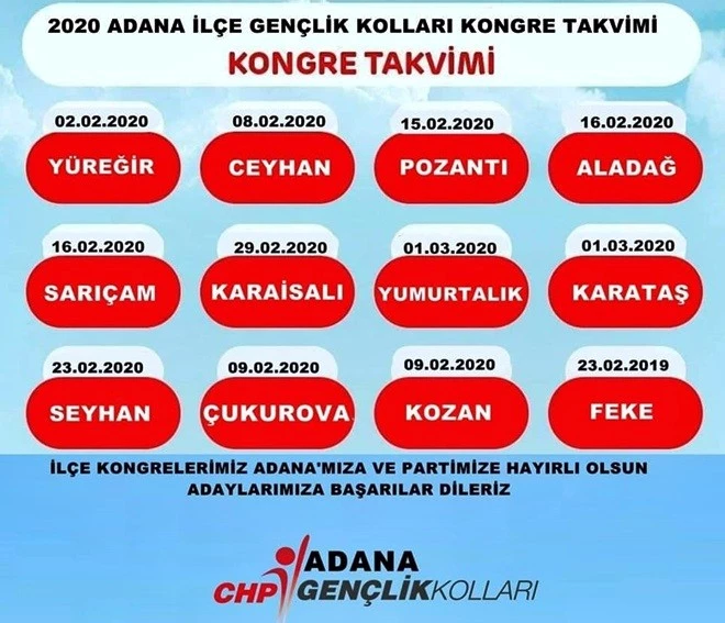 ADANA CHP’DE GENÇLER BAŞKANINI SEÇİYOR