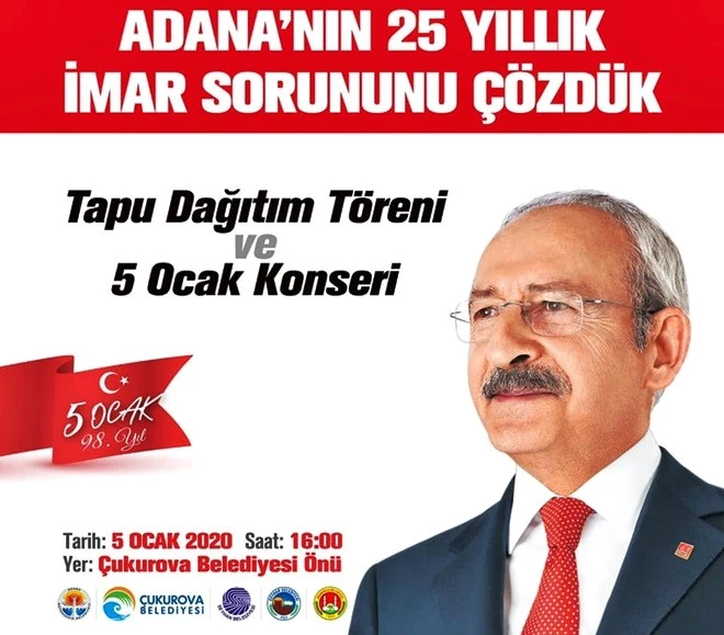 KILIÇDAROĞLU ADANA’YA GELİYOR MU?