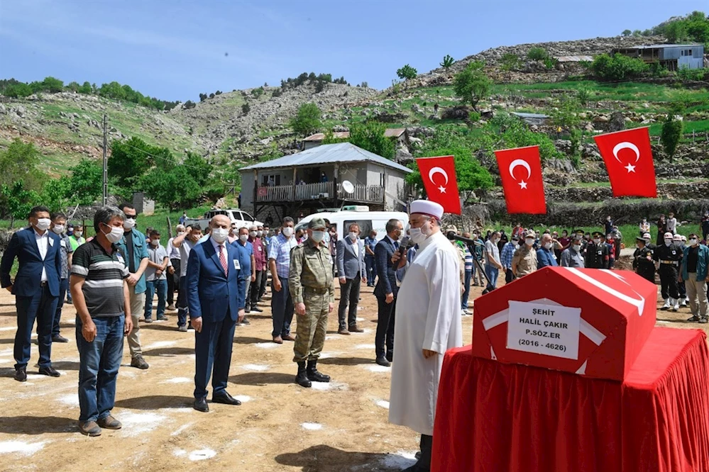 ŞEHİT HALİL ÇAKIR ALADAĞ’DA SON YOLCULUĞUNDA