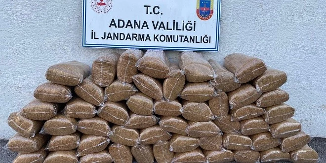 ADANA’DA 336 KİLO KAÇAK TÜTÜN