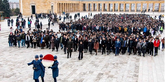 ÇAĞDAŞ GENÇLİK 14. KEZ ANITKABİR’DE BULUŞTU