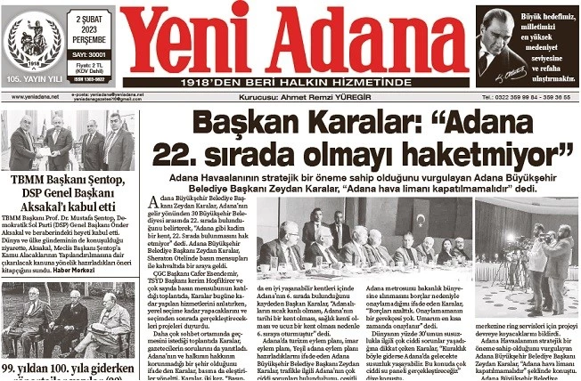 KARALAR: ADANA 22. SIRADA OLMAYI HAKETMİYOR!