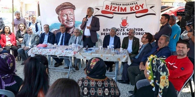 ABB BAŞKANI KARALAR KÖYLERDE HİZMETLERİNİ ANLATIYOR