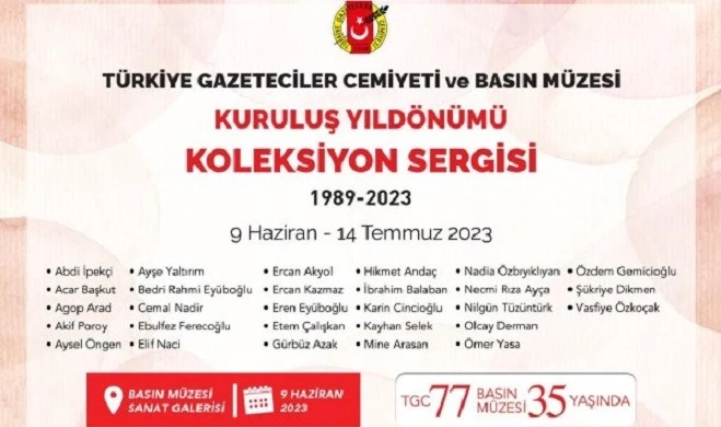 TGC VE BASIN MÜZESİ KOLEKSİYON VE SERGİSİYLE 77.YILINI KUTLAYACAK