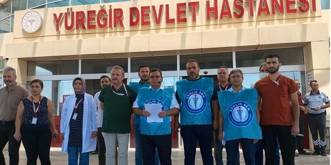 ADANA’DA SAĞLIKTA ŞİDDETE TEPKİ