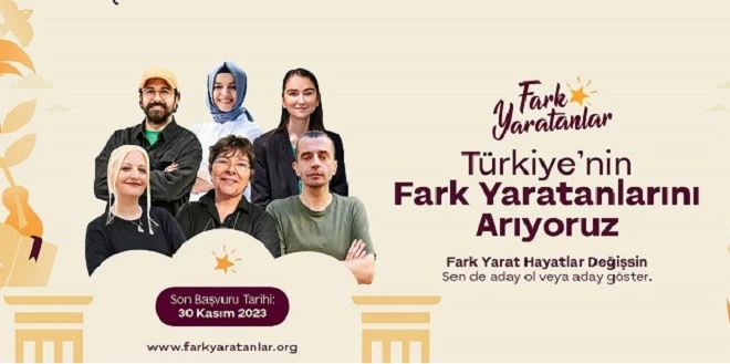 TÜRKİYE’NİN FARK YARATAN ADAYI OLMAK İÇİN SON TARİH 30 KASIM